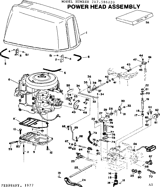 Chrysler outboard motor points