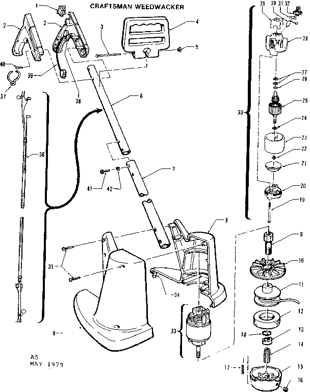 Craftsman weed eater parts diagram