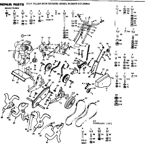 Craftsman Tiller Model 917 Manual