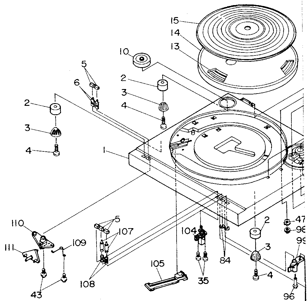 Lxi Record Player Parts