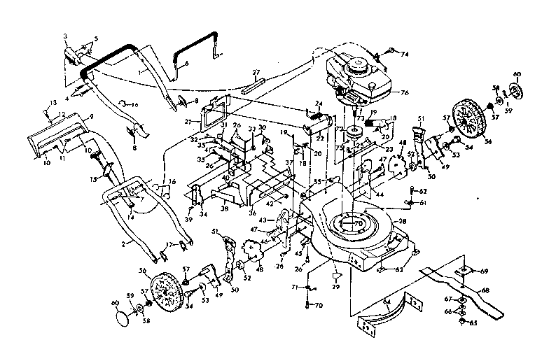 CRAFTSMAN CRAFTSMAN 22 INCH POWER PROPELLED LAWN MOWER Parts | Model