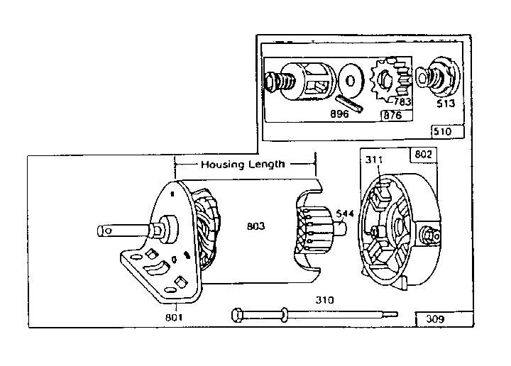 Briggs&stratton Briggs & stratton 4-cycle engine Drive assembly Parts