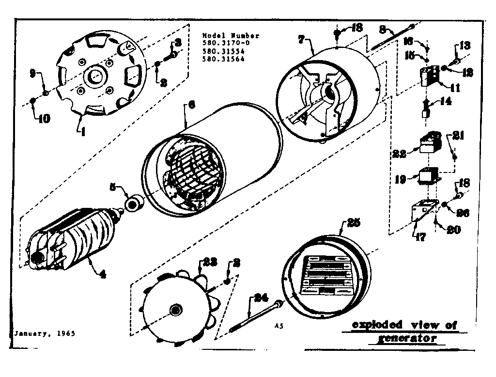 Craftsman 3000i Generator Parts Diagram