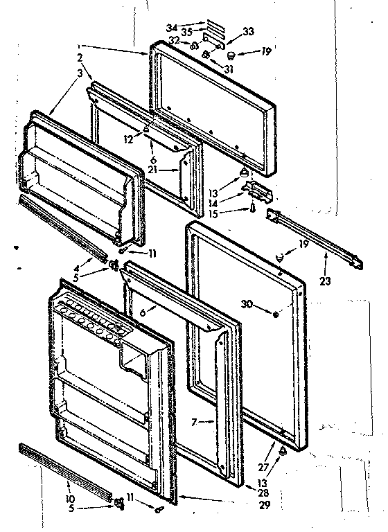 Kenmore Refrigerator Model 106 Cubic Feet