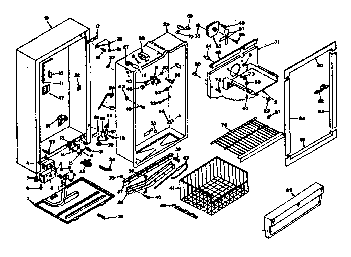 KENMORE COLDSPOT FREEZERS 17.1 CUBIC FEET Parts | Model ... sears coldspot wiring diagrams 