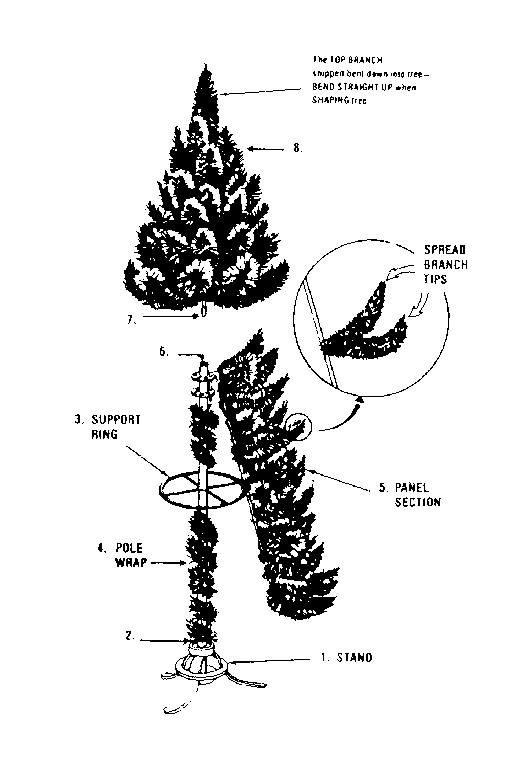 sears white flocked mt king christmas tree parts model sears white flocked mt king christmas tree parts model