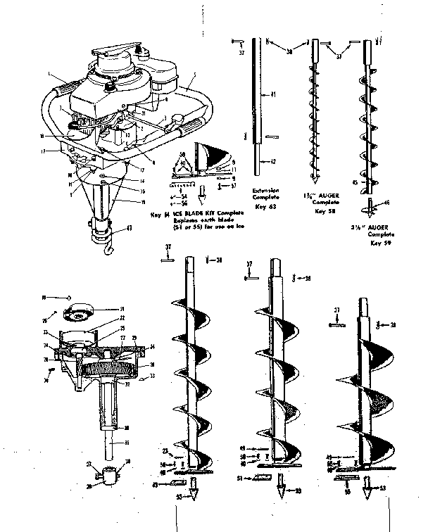 SEARS SEARS POST HOLE DIGGER Parts | Model 841142002 | Sears PartsDirect
