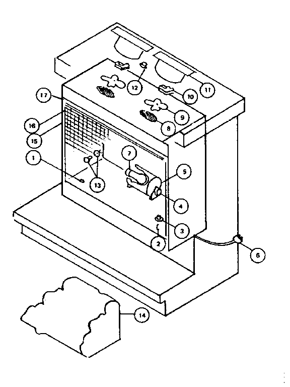 KENMORE SEARS ELECTRIC FIREPLACE Parts Model 2799659 Sears PartsDirect