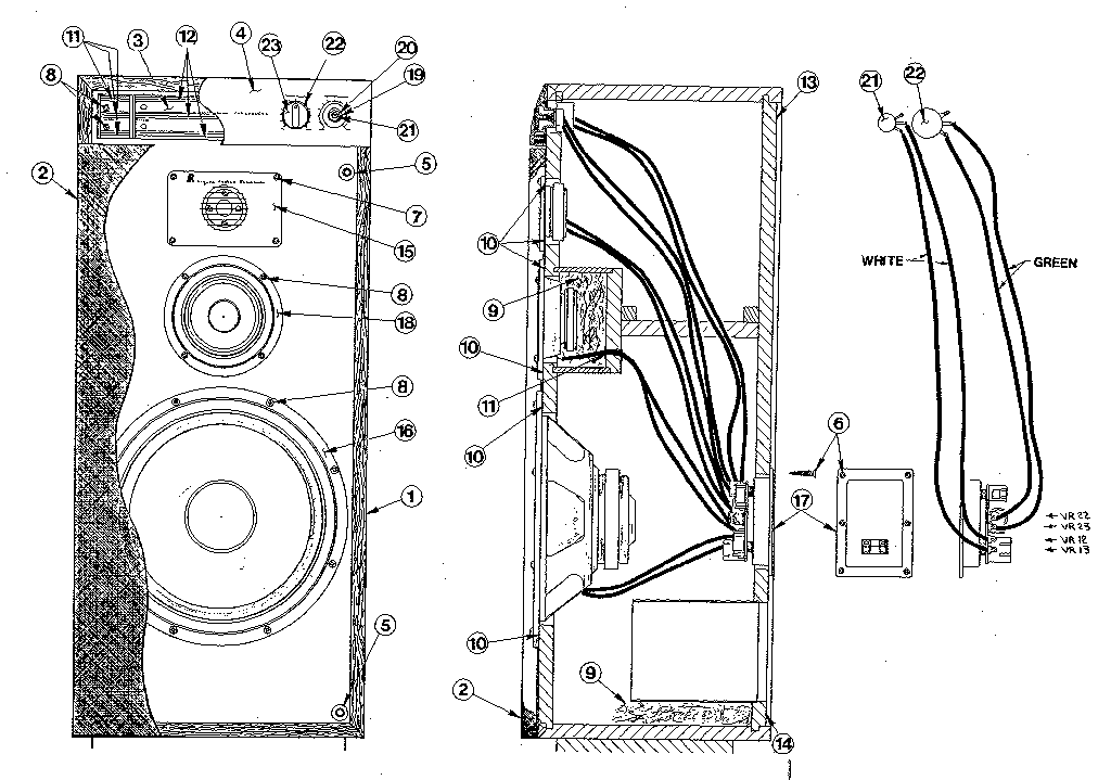ACOUSTIC RESEARCH SPEAKER SYSTEM Parts Model SRT330 Sears PartsDirect