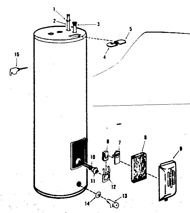 KENMORE KENMORE ELECTRIC WATER HEATER Parts | Model ... kenmore electric water heater wiring diagram 
