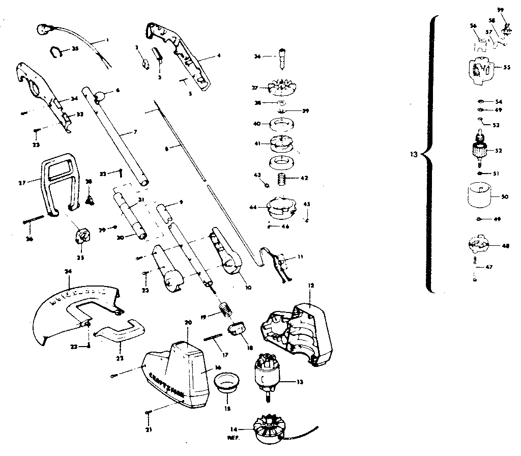 Craftsman Weed Wacker Parts Diagram