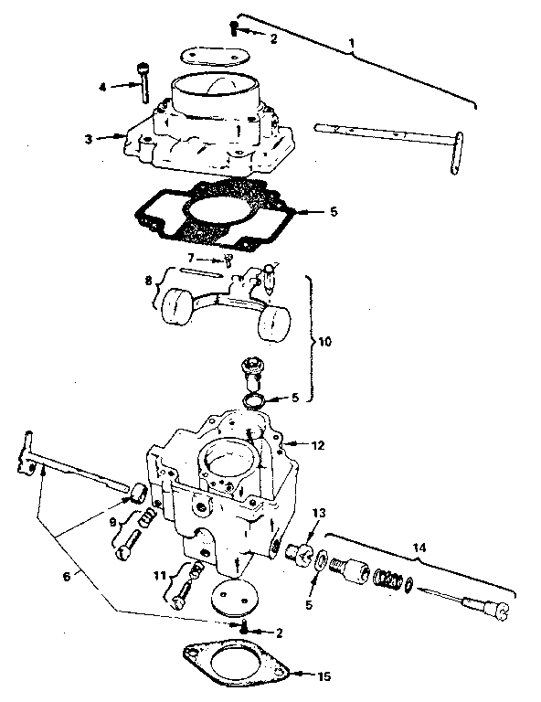 Carburetor Diagram And Parts List For Model B48gga0203858c Onan Parts All