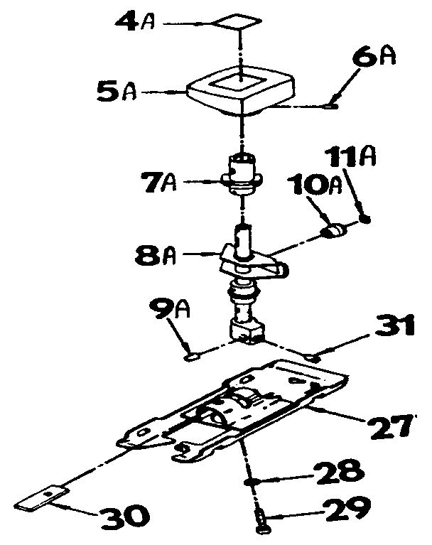 Craftsman Scroller saw Old saw bar kit Parts