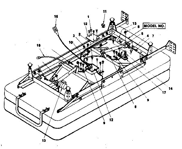 Model  1236 Kenmore Electric bed