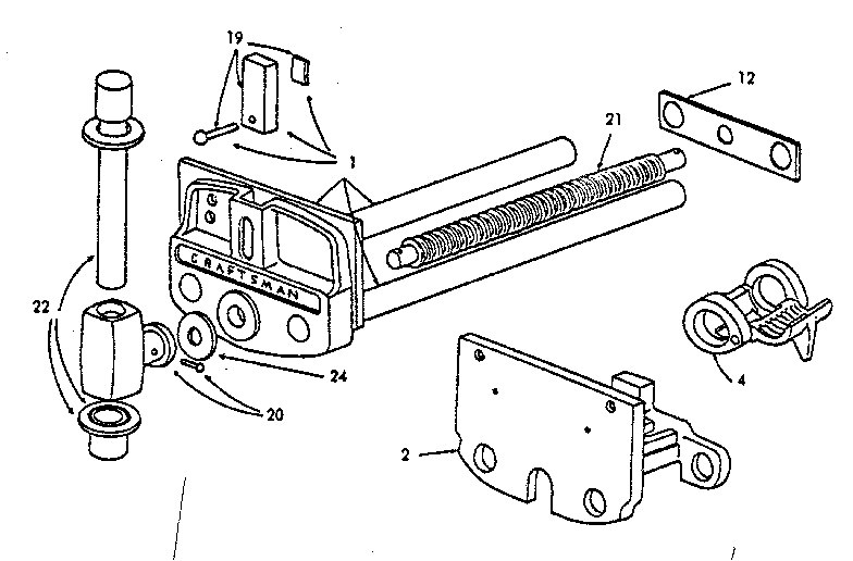 Craftsman Woodworkers Vise Parts