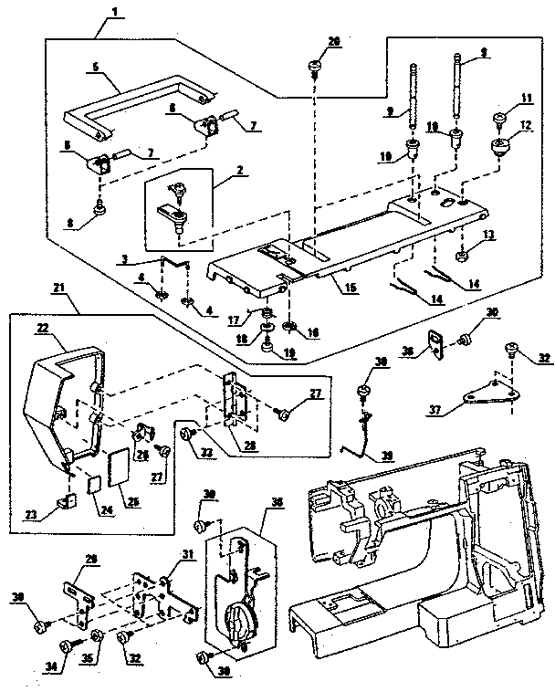 KENMORE KENMORE SEWING MACHINE Parts | Model 3851884180 | Sears PartsDirect