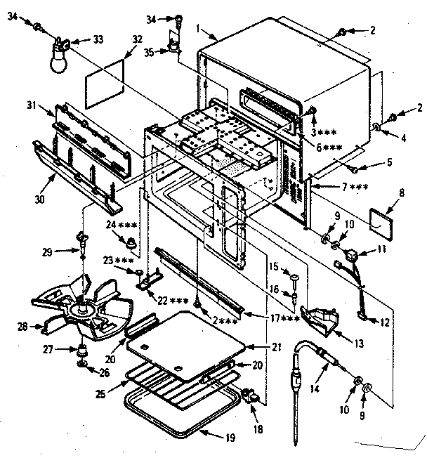 Kenmore Microwave Parts Diagram