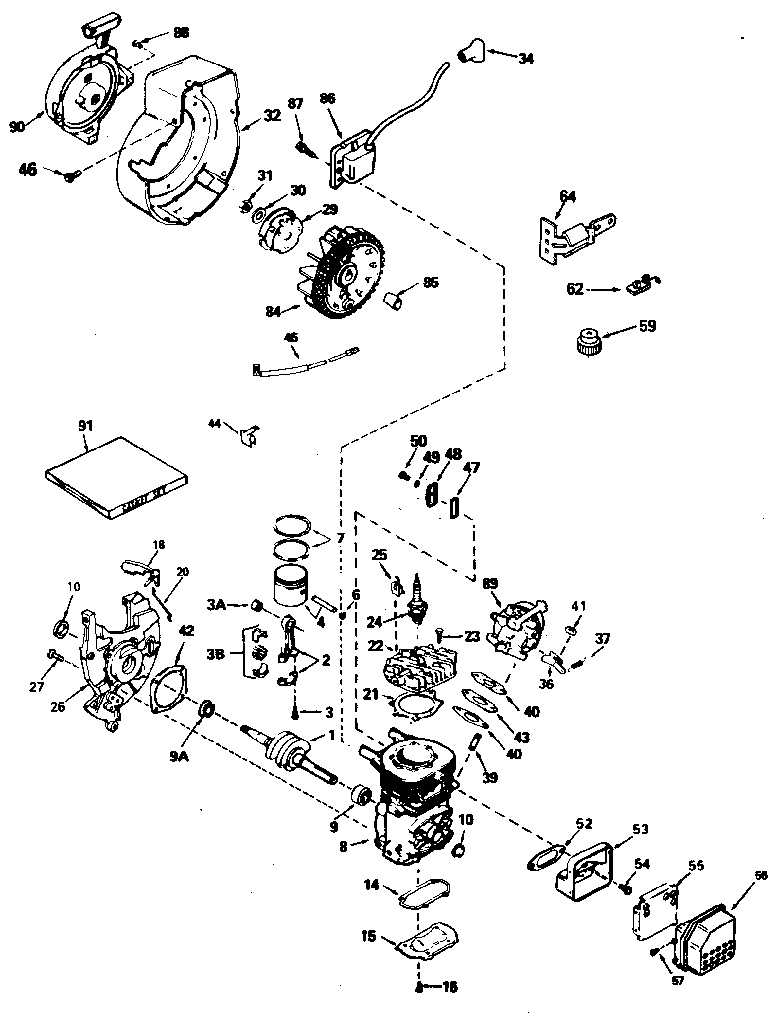 Tecumseh Tecumseh 3 H P  Engine Parts