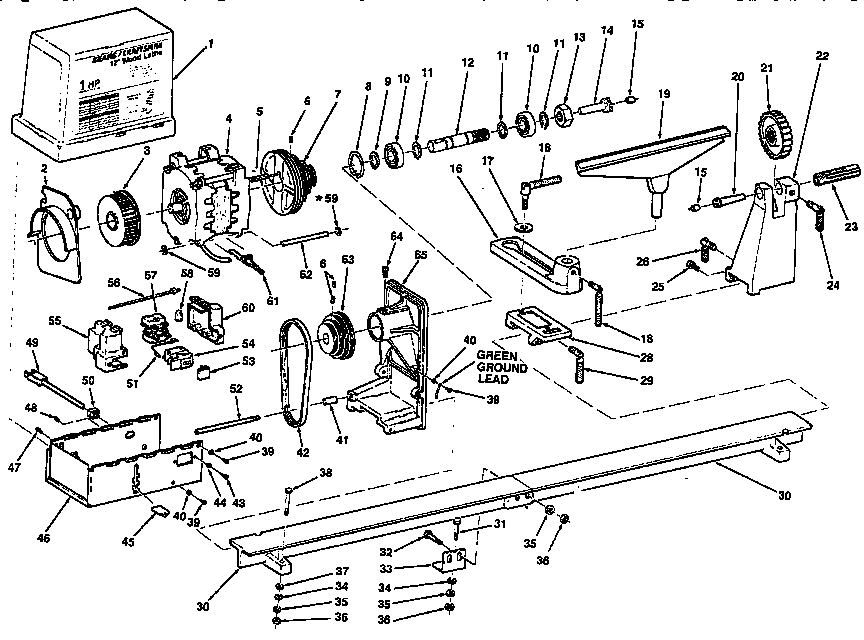 Mc-900 Wood Lathe Manual