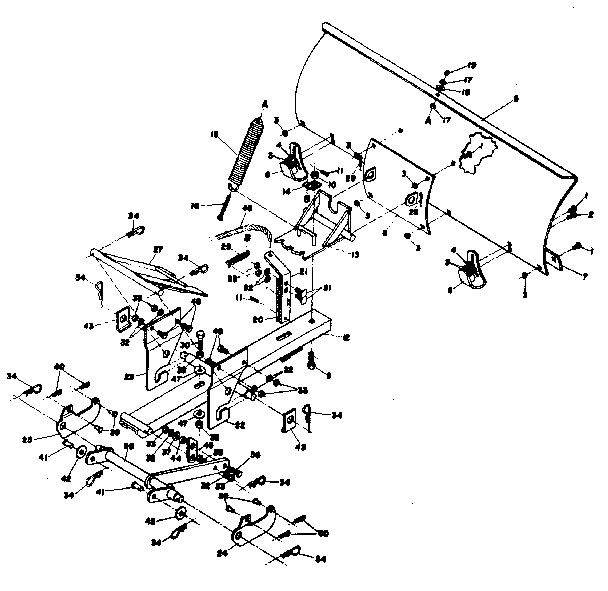 CRAFTSMAN 42" SNOW BLADE Parts | Model 486244071 | Sears PartsDirect