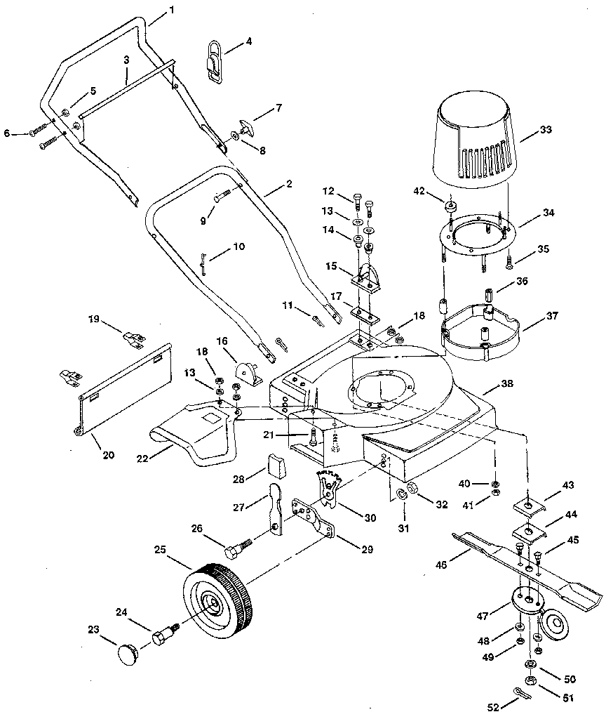 CRAFTSMAN COMPANION 16" ELECTRIC ROTARY LAWN MOWER Parts | Model