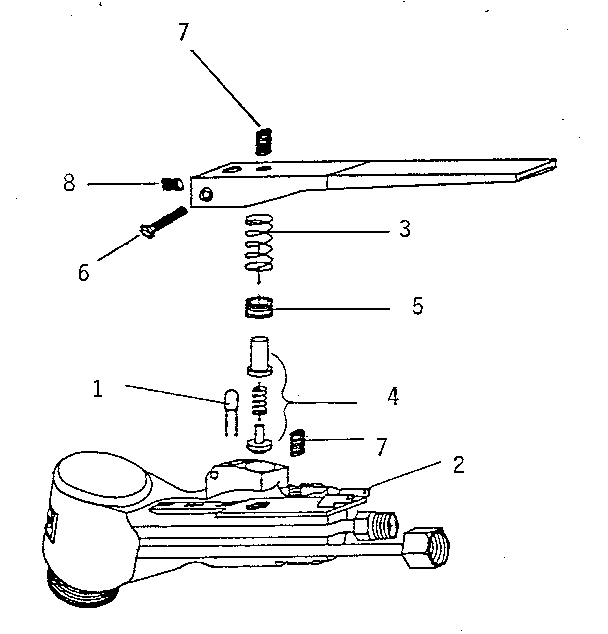 Harris Systems Inc. Welder Switch piston assembly Parts