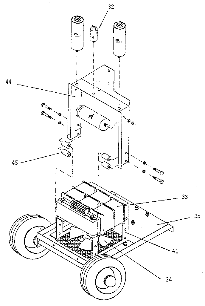 Harris Systems Inc. Welder Base assembly Parts