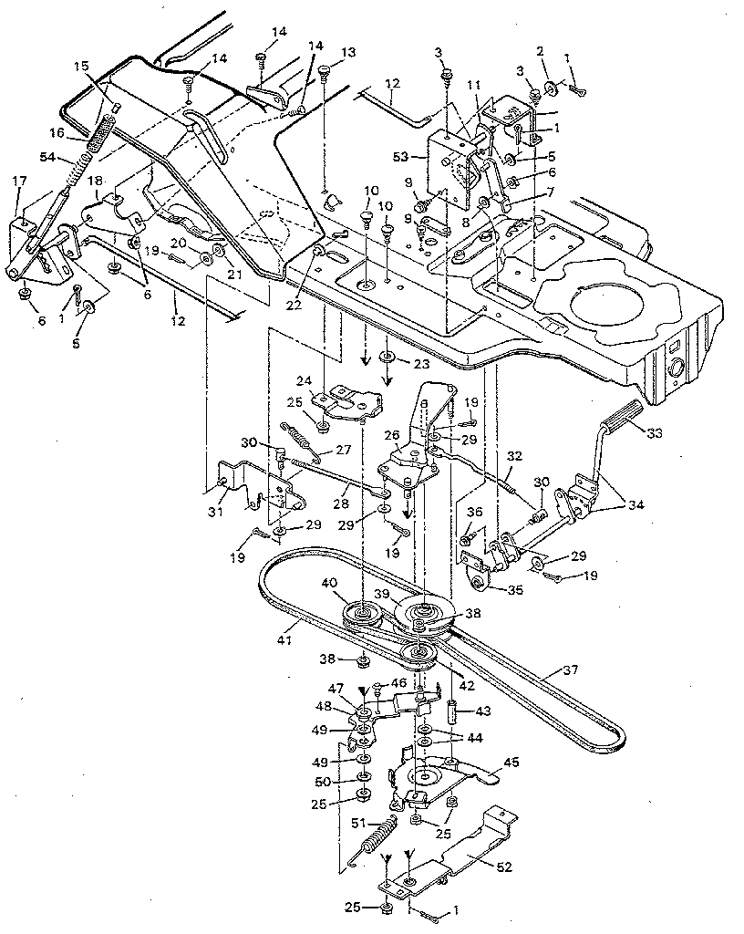 Craftsman Lawn Tractor Wiring diagram Parts | Model 502254261
