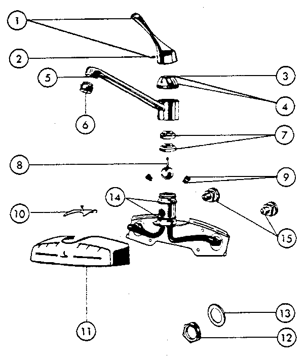 Peerless Kitchen Faucet Parts