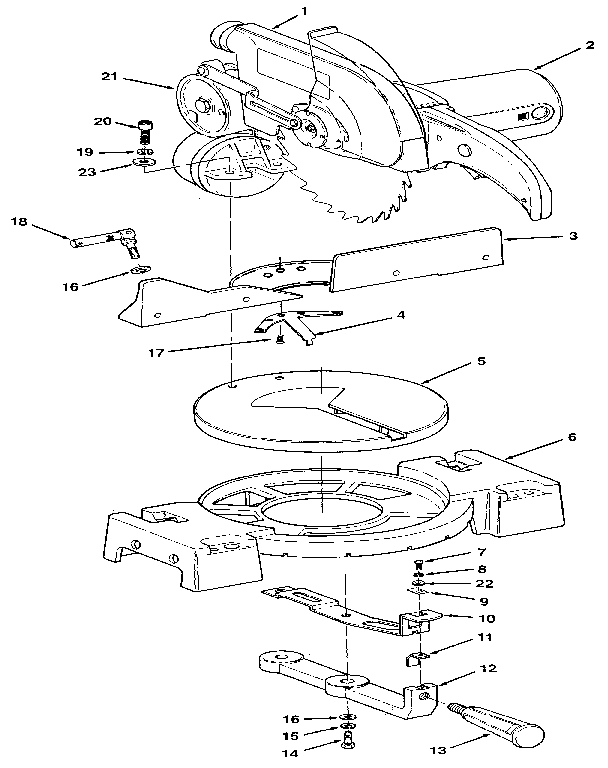 CRAFTSMAN MITER SAW Parts | Model 113234640 | Sears ... craftsman compound miter saw wiring diagram 