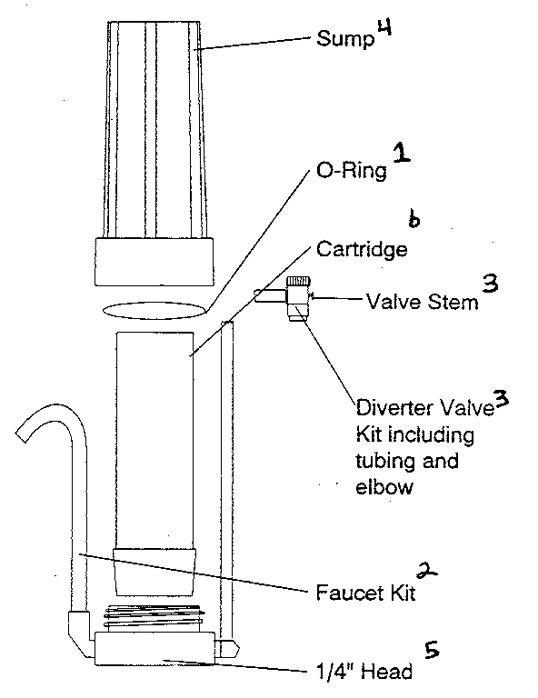 Ametek Water Filter Parts 