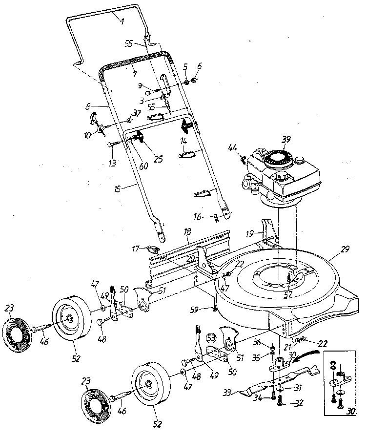 Craftsman Lawn Mower Parts Model 247384260 Sears Partsdirect