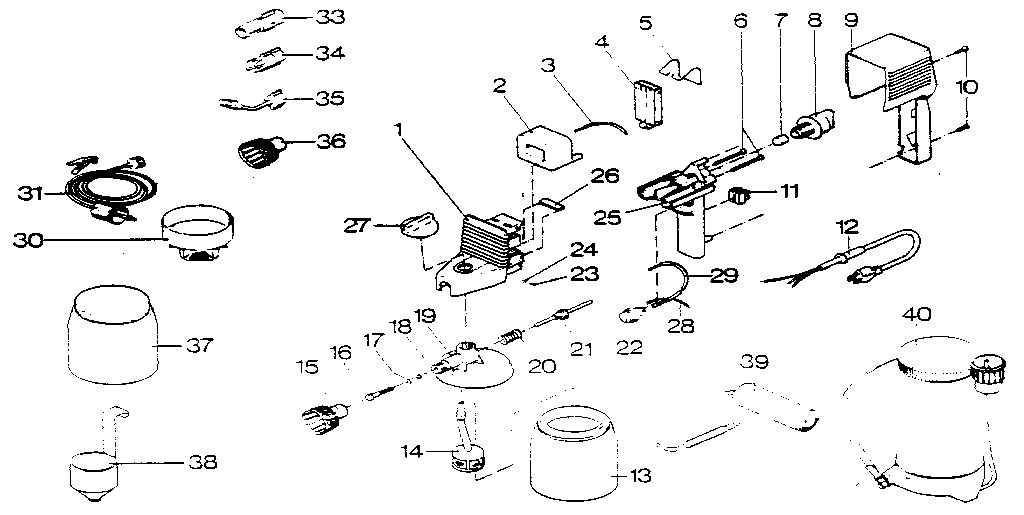 KREBS AIRLESS PAINT SPRAYER Parts Model 45 Sears PartsDirect