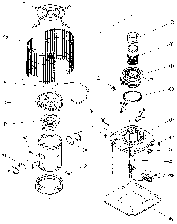 allpro heater parts diagram