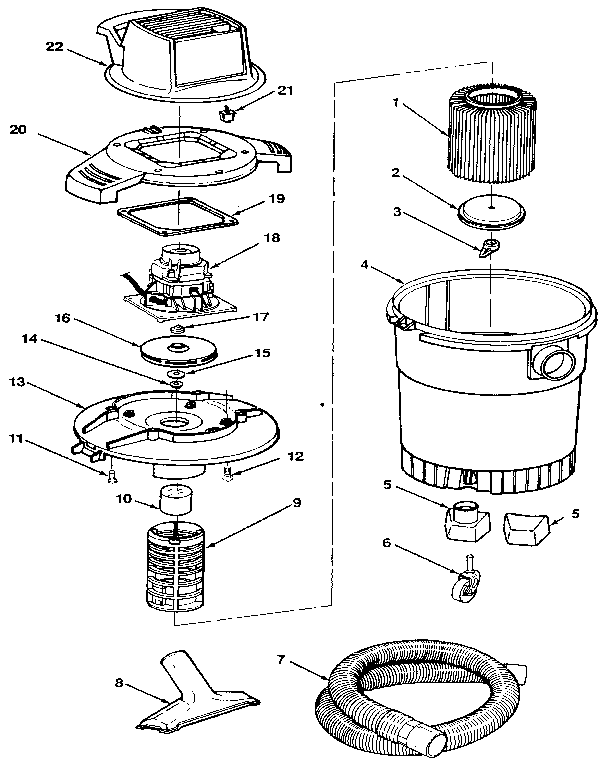 genie wet dry vac manual