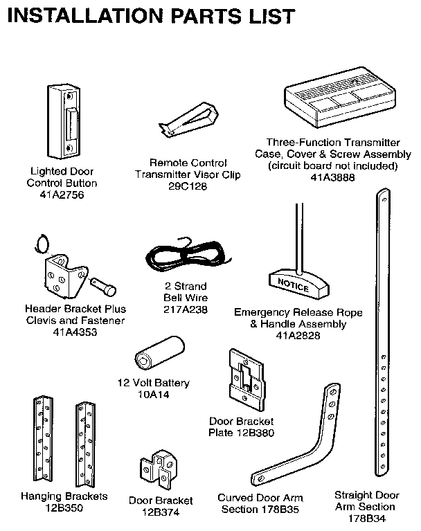 Automatic Garage Door Parts Diagram Wageuzi On Automatic