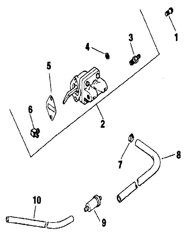 FUEL PUMP Diagram & Parts List for Model mv18s58556 KohlerParts All