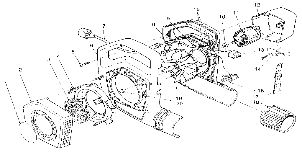 Blower Assembly Diagram  U0026 Parts List For Model