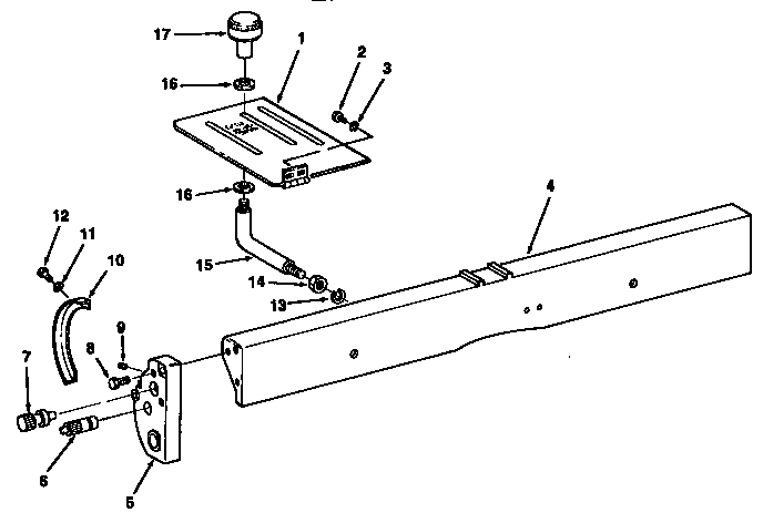 CRAFTSMAN Jointer/planer Fence assembly Parts