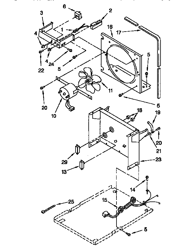 Kenmore Dehumidifier Air flow and control