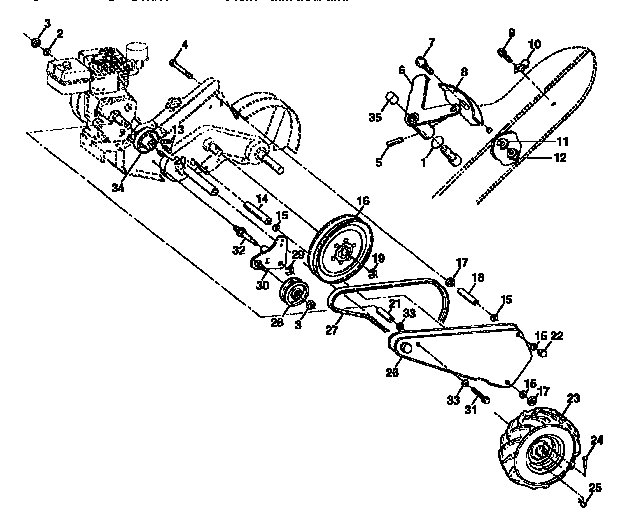 CRAFTSMAN Tiller Transmission Parts Model 917299882 SearsPartsDirect