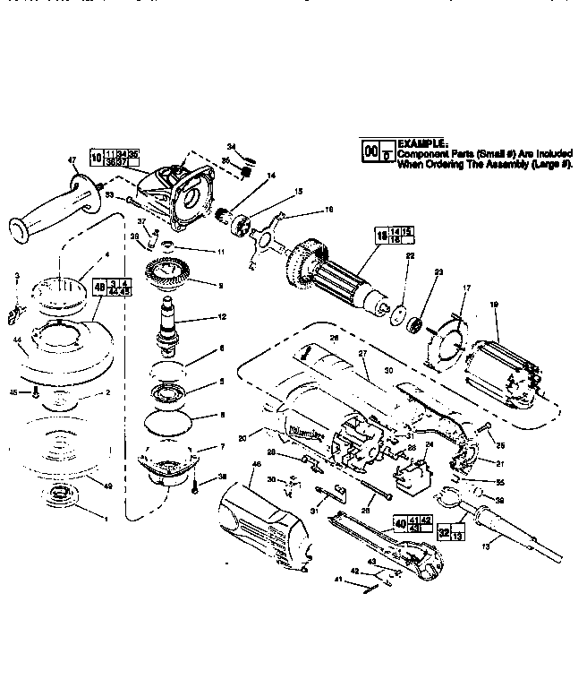 Milwaukee 4 1  2 U0026quot  Angle Grinder Parts