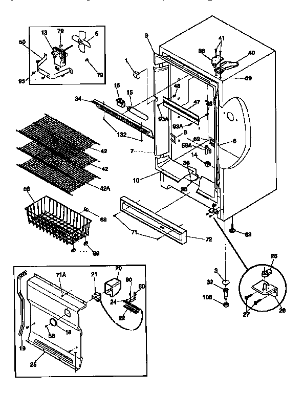 Kenmore Freezer Model 253 Manual Parts