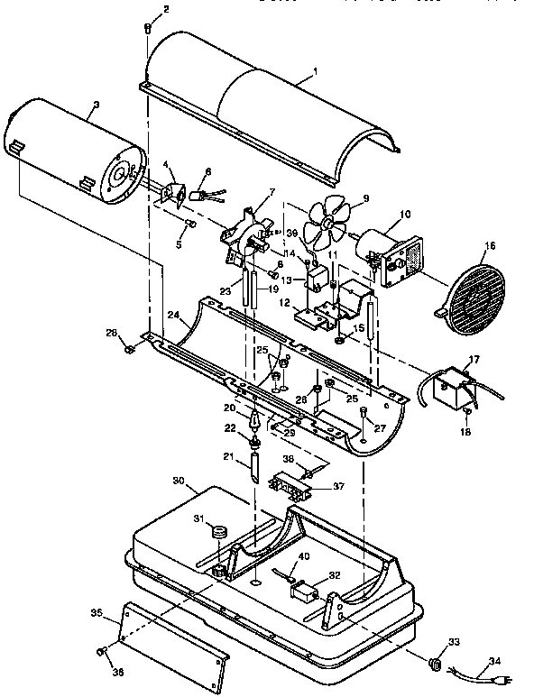 KENMORE PORTABLE HEATER Parts Model 583356530 Sears PartsDirect