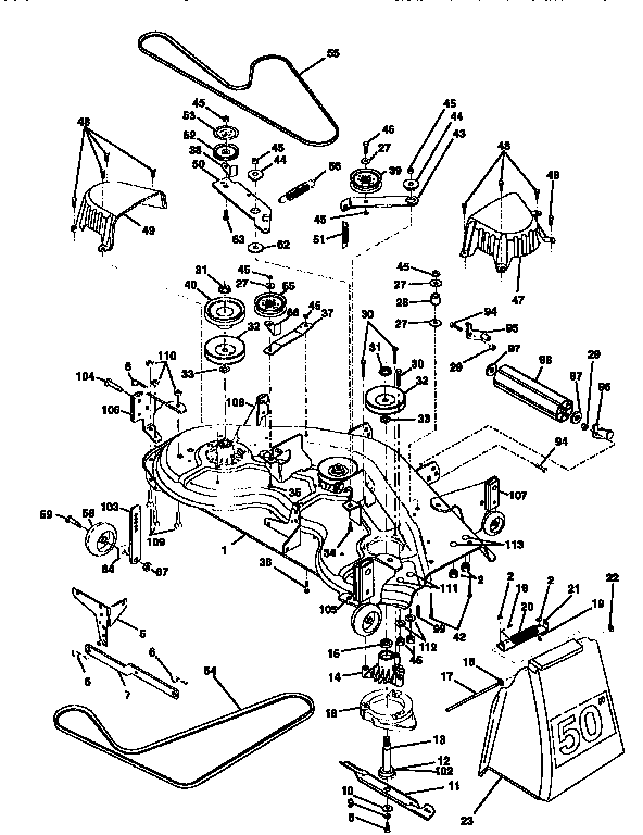 Mower Deck Diagram  U0026 Parts List For Model 917258920