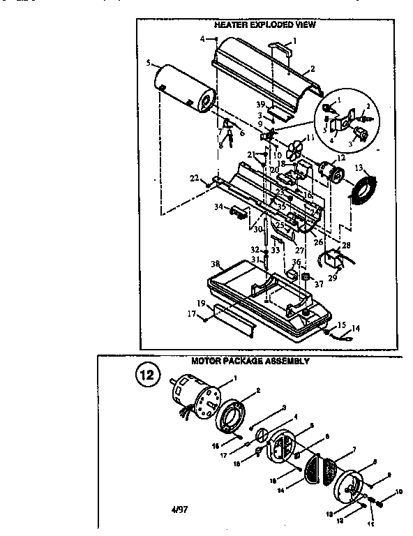 Remington Heater Parts Diagram