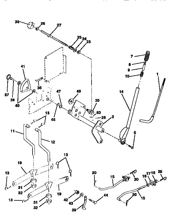 Craftsman 46 Mower Deck Diagram images