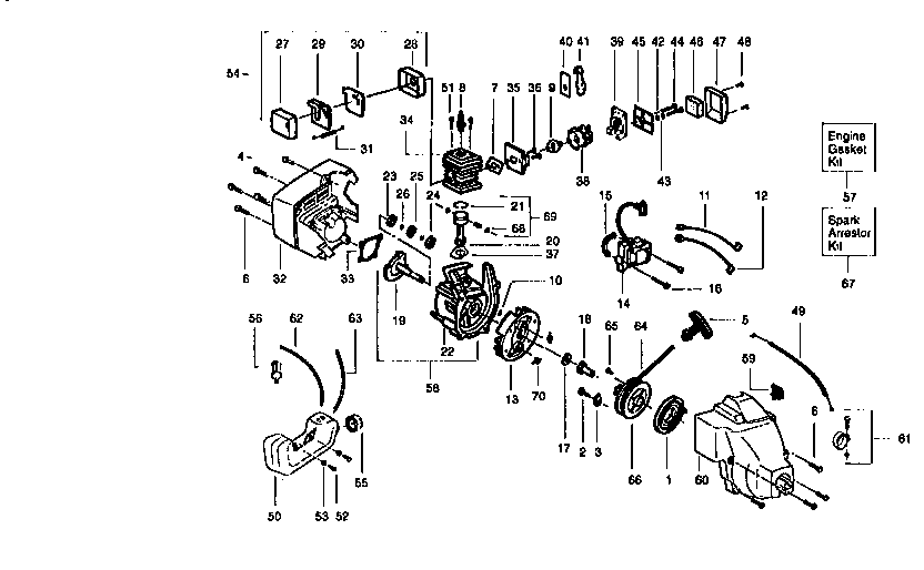 CRAFTSMAN Weedwacker Carburetor assembly kits Parts | Model 358798560
