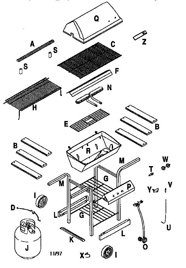 CHARBROIL GRILL Parts Model 4657725 Sears PartsDirect