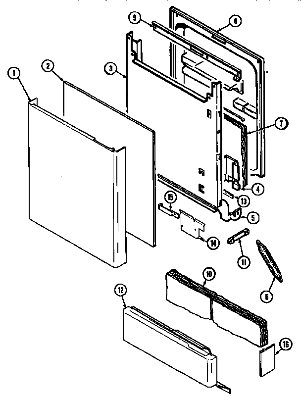 Jenn Air Dishwasher Parts Diagram 7785